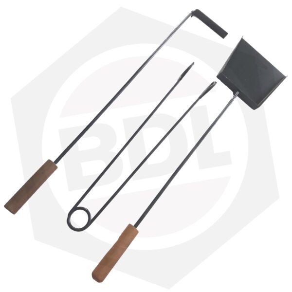 Juego Asador Grande – 80 cm / 3 Piezas