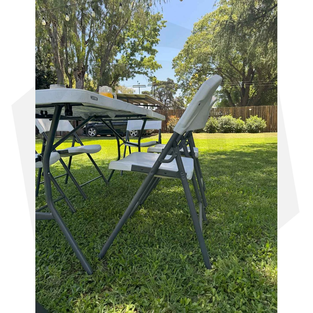 Silla Plegable Driven LFT02810 Lifetime – Protección UV / Blanca