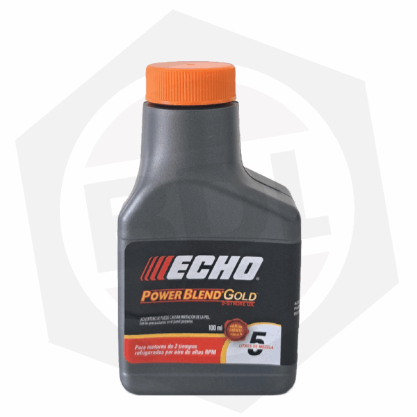 Aceite Semi Sintético ECHO POWER BLEND GOLD 2 Tiempos – 100 cc