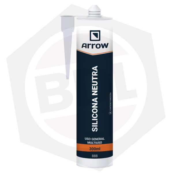 Silicona Neutra Multiuso con Fungicida Arrow 888 – Transparente / 300 ml