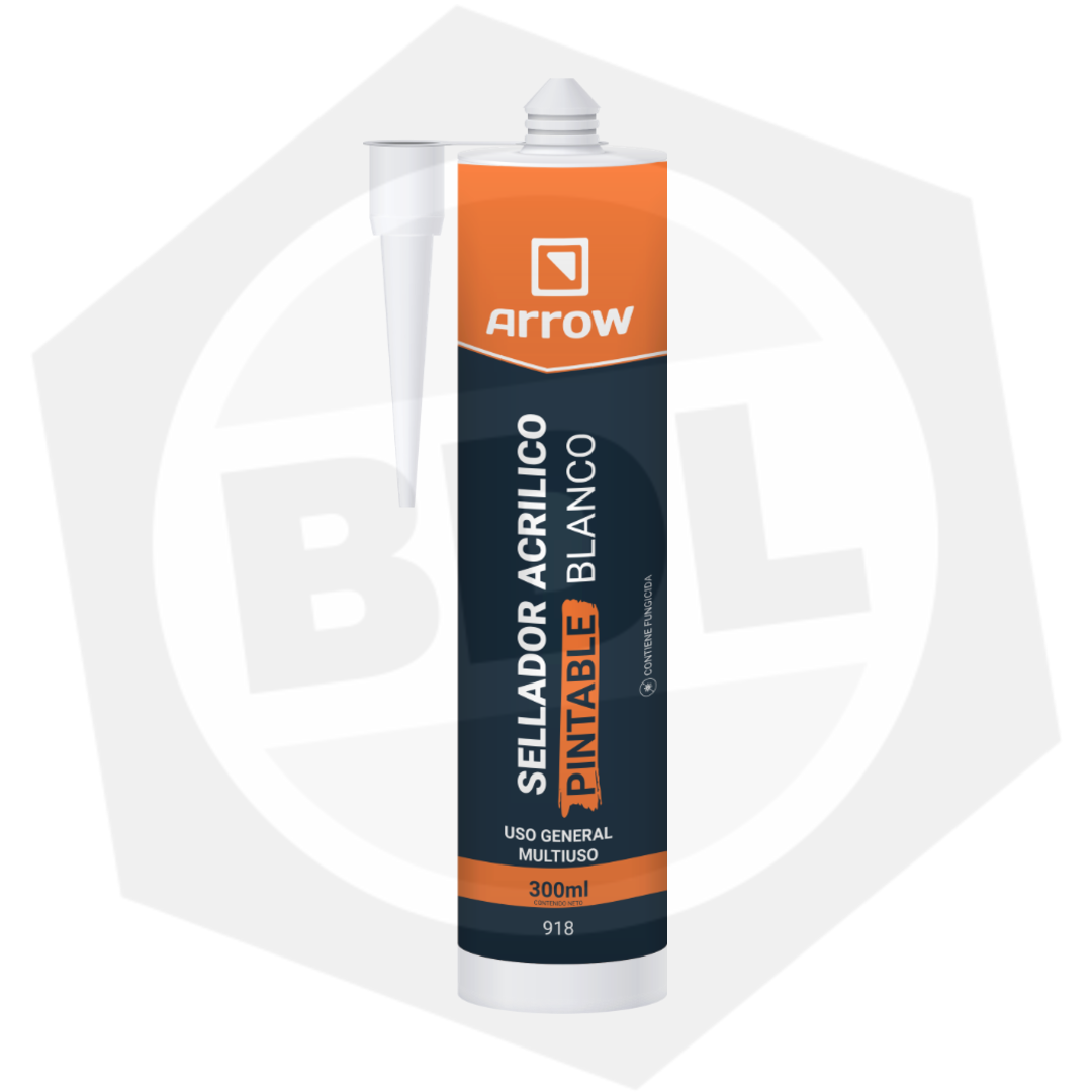 Sellador Acrilico Pintable Arrow – Blanco / 300 ML