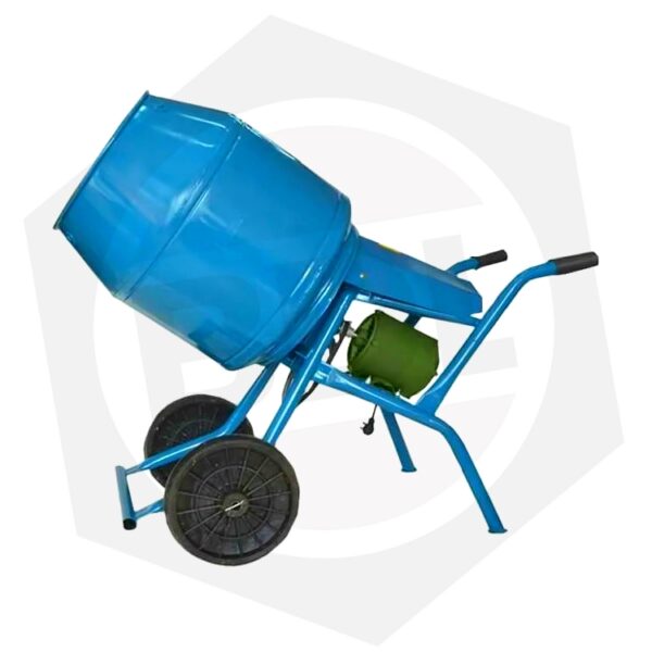 Hormigonera Reforzada IS-FRA HCO06 – Motor 3/4 HP / 130 Litros / Ruedas Macizas Plásticas