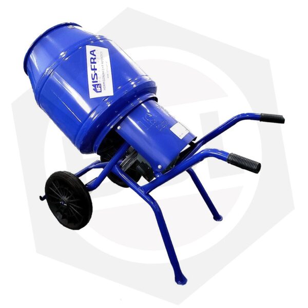 Hormigonera IS-FRA HCO10 – MOTOR 1 HP / 150 Litros / Ruedas Macizas Plásticas