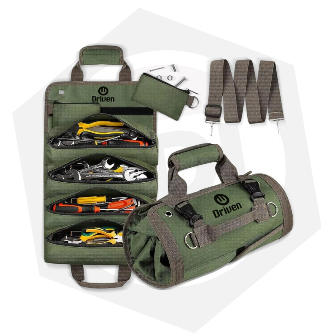 Bolso para Herramientas Enrollable Driven MD-0020/V – C/Manija / Verde