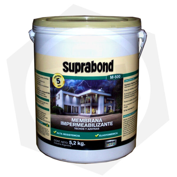 Impermeabilizante Techos y Azoteas M-500 Suprabond – 4 L