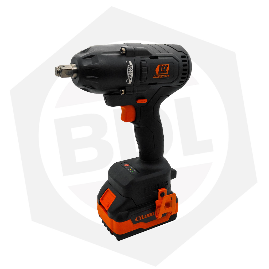 Llave de Impacto Inalambrica Lusqtoff LIL800-9BK Black Series – 18V.