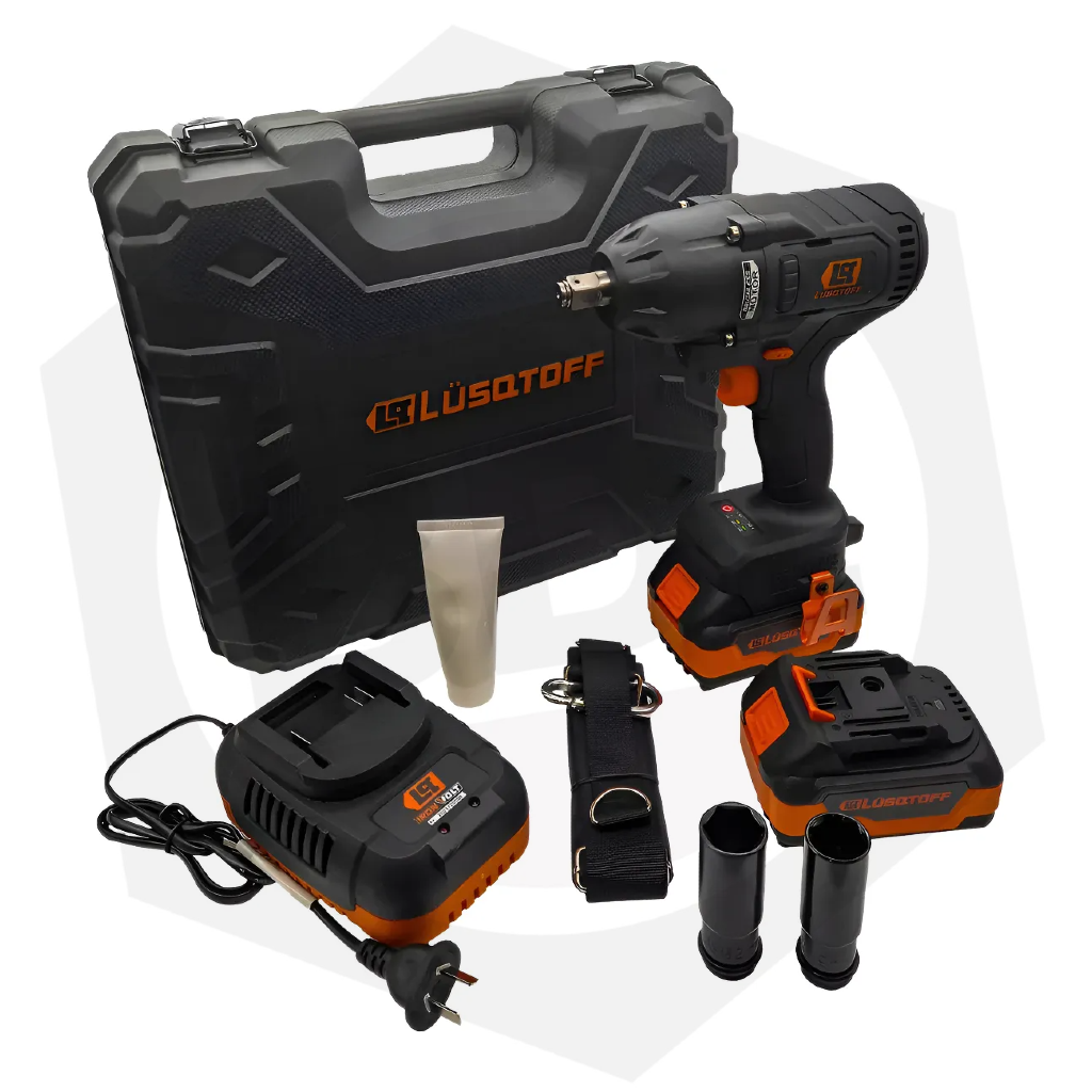 Llave de Impacto Inalambrica Lusqtoff LIL800-9BK Black Series – 18V.