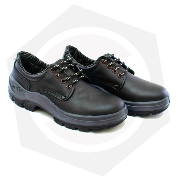 Zapato Bohm Cuero Flor con Punta de Acero Bidensidad y Suela PU – NEGRO / N° 43