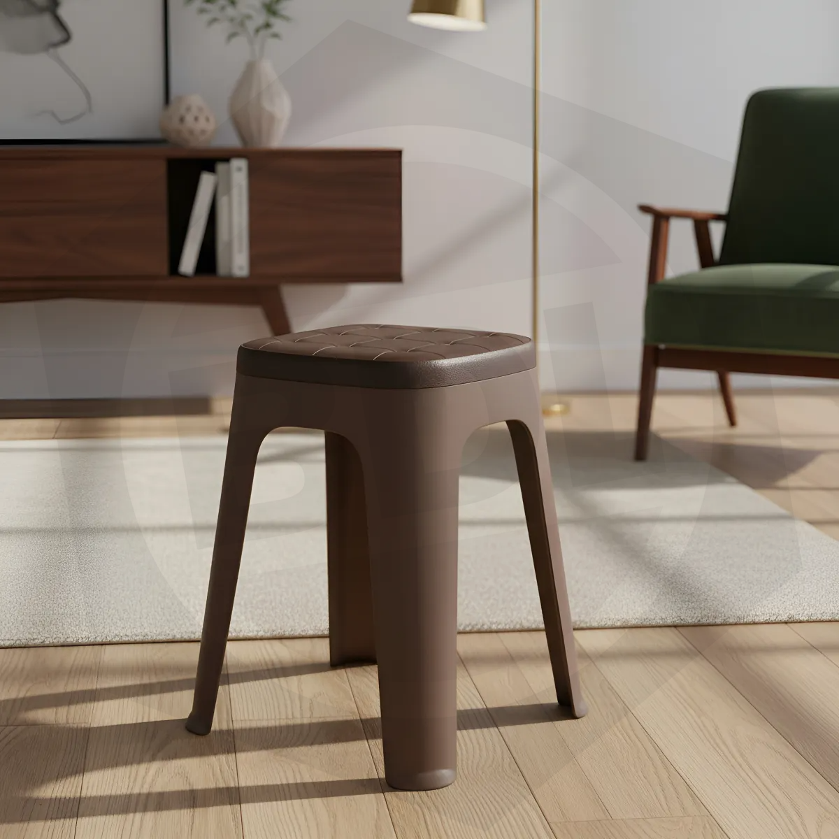 Banqueta Deco Driven AD-0065/M – 29 x 29 x 46 CM / Marrón