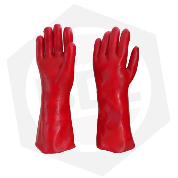 Guante PVC Rojos Bilvex De Pascale 31545 – 40 cm