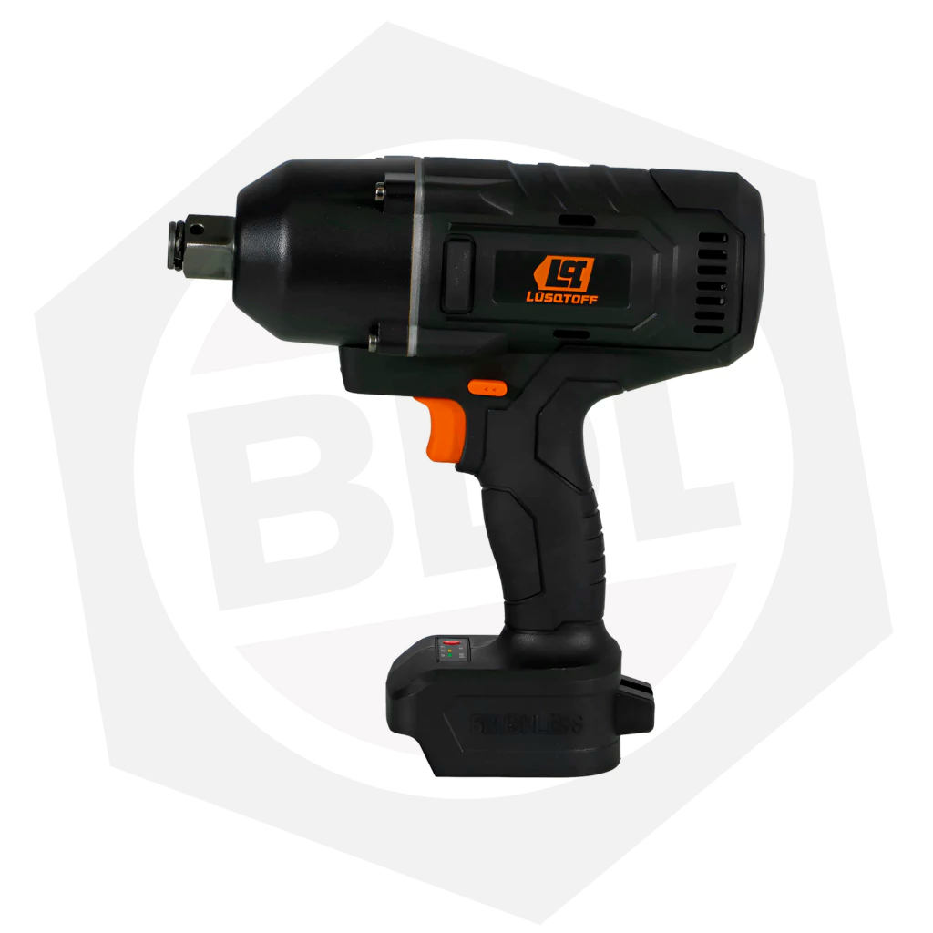 Llave de Impacto Inalmbrica Lusqtoff LIL1500-9B Black Series 18v – 3/4. S/Cargador.