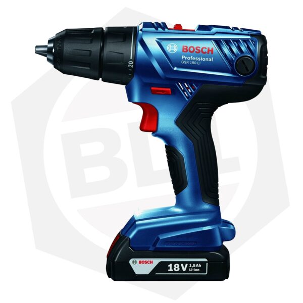 Taladro Atornillador Bosch GSR 180-LI – 18 V / 2 Baterías