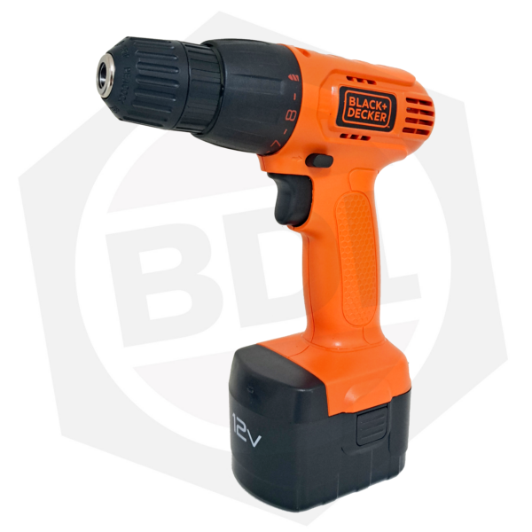 Taladro Inalámbrico Black & Decker CD121K-AR – 10 mm / 12 V