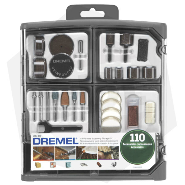 Juego de Accesorios para Minitorno Dremel 709-RW2 – 110 Piezas