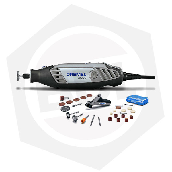 MINITORNO DREMEL 3000-1/26 – 26 Accesorios