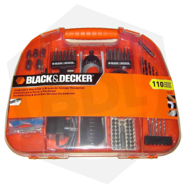 Atornillador Black & Decker FDX100 – 3.6 V / 110 Piezas