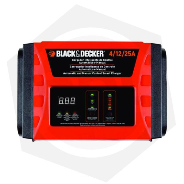 Cargador de Baterías Black & Decker BC25 – 540 W / 12 V