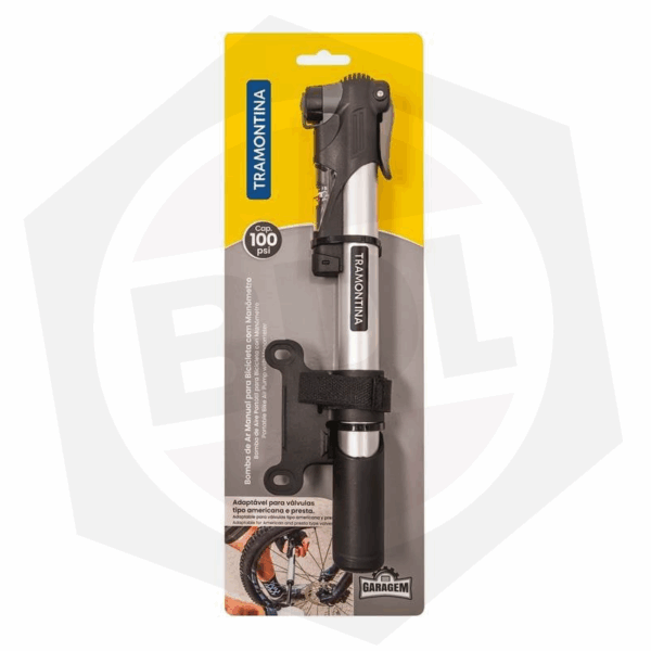 Inflador Manual Tramontina 43132/004 p/Bicicleta