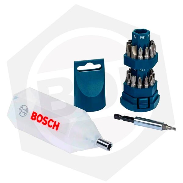 Juego de Puntas para Atornillador Bosch BIG BIT 2607017404 – 25 Piezas