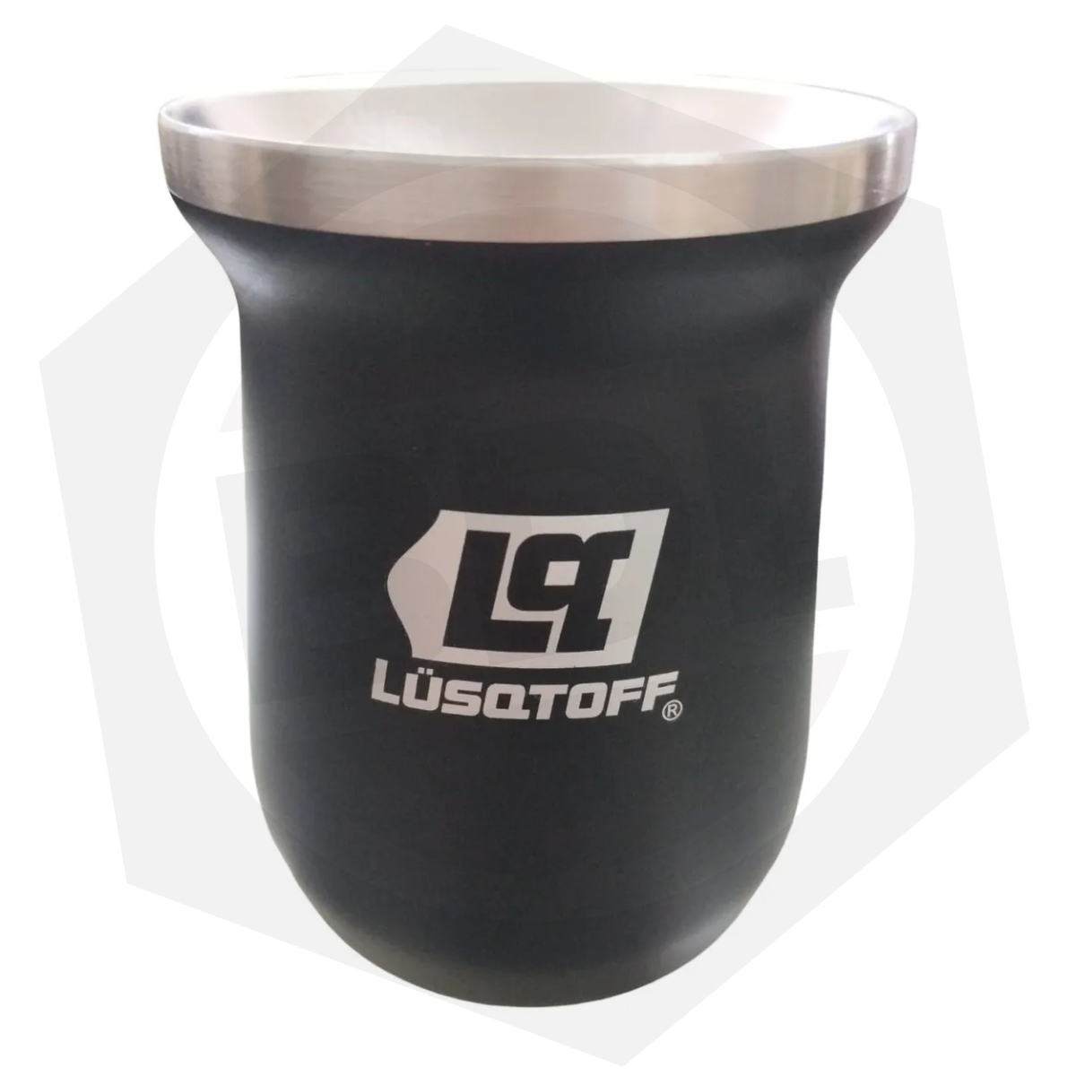 Mate Acero Inoxidable Lusqtoff MATLN-9 3 Estrellas Negro. 300ML