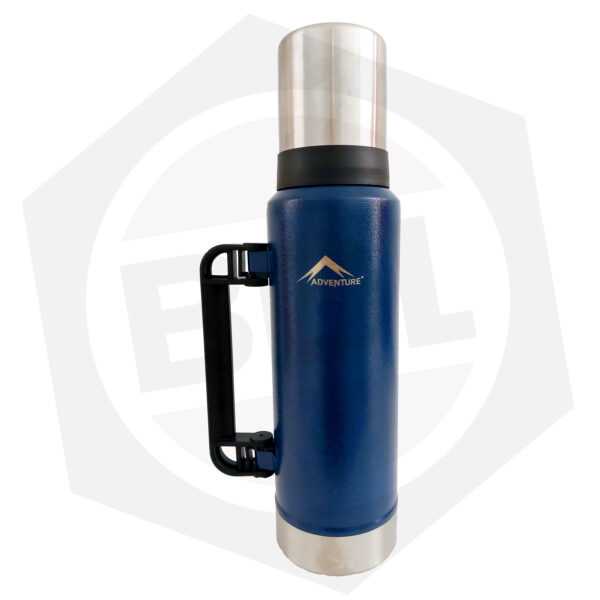 Termo Adventure – Acero Inoxidable / AZUL / 1.3 Litros