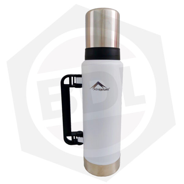 Termo Adventure – Acero Inoxidable / BLANCO / 1.3 Litros