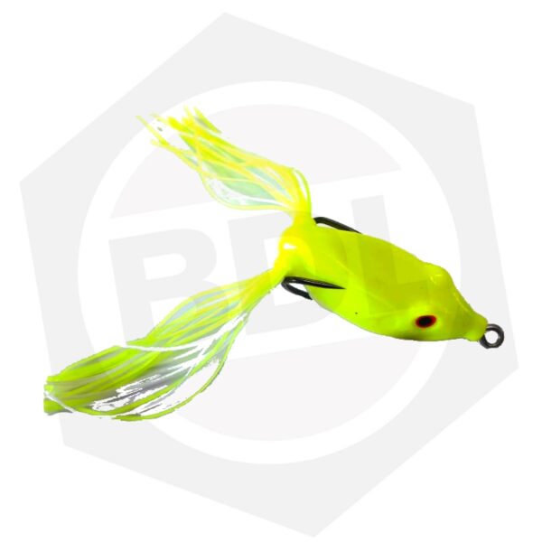 Señuelo Antienganche Rana Flounder FG07 – Amarillo Fluo / 5 cm