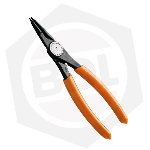 Pinza Seeger Cerrada Recta Aislada 1000 V Tramontina Pro 44008/107 – 180 mm / 7″