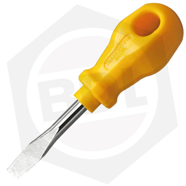 Destornillador Corto Plano Master Amarillo Tramontina – 5 X 38 MM