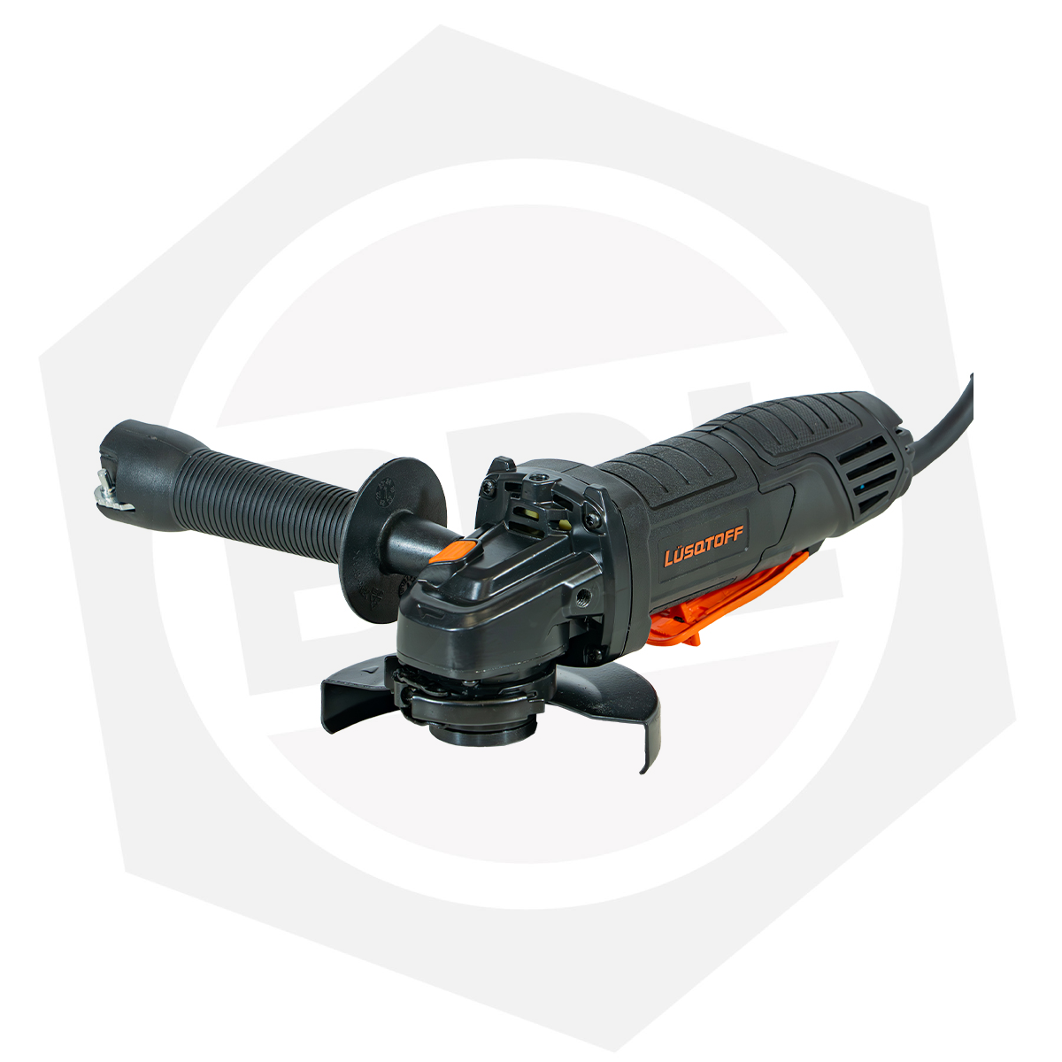 Amoladora Angular Lusqtoff AML900-9 Black Series Gatillo Abajo – 5″- 900W.