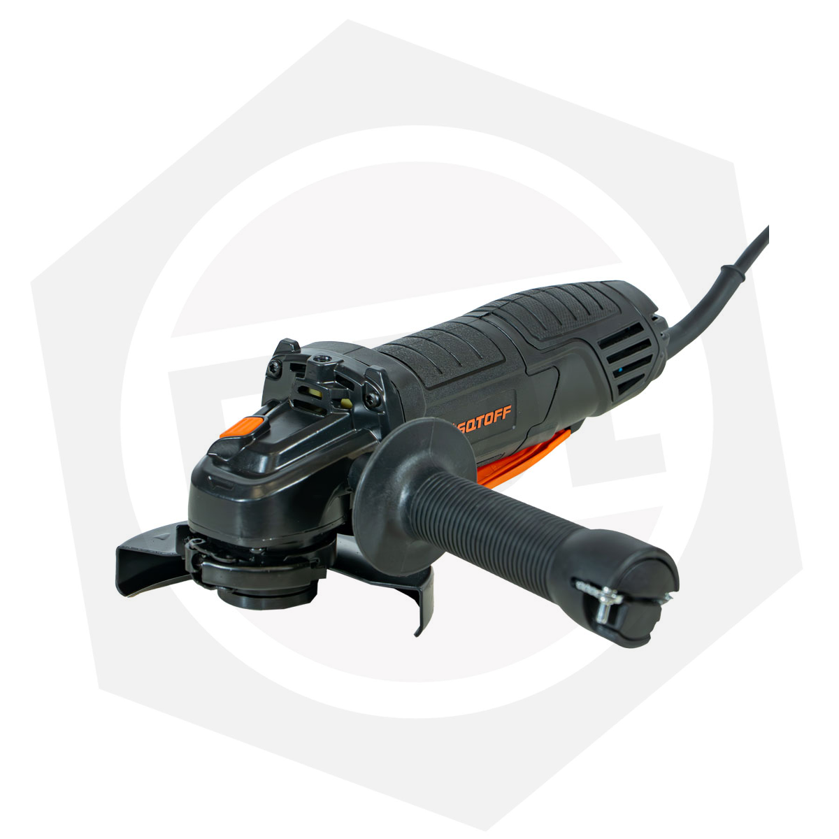 Amoladora Angular Lusqtoff AML900-9 Black Series Gatillo Abajo – 5″- 900W.