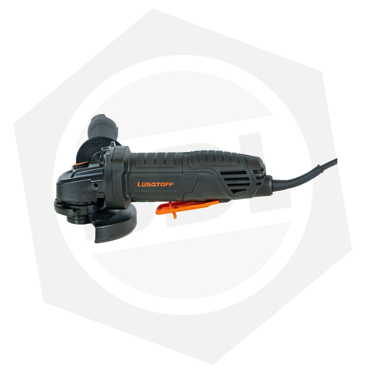 Amoladora Angular Lusqtoff AML900-9 Black Series Gatillo Abajo – 5″- 900W.
