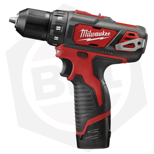 Taladro Atornillador Milwaukee 2407-259A – 12 V / 2 Baterías