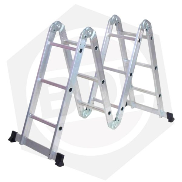 Escalera de Aluminio Articulada Black Panther BP-EA112A – 12 Escalones