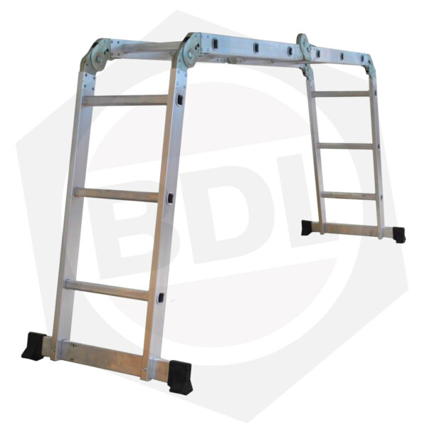 Escalera de Aluminio Articulada Black Panther BP-EA112A – 12 Escalones