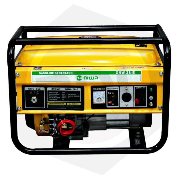 Generador 4 Tiempos Niwa GNW-28E – Monofásico / Encendido Eléctrico / 6.5 HP