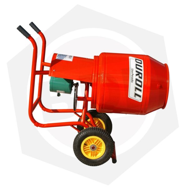 Hormigonera Duroll H150N – Motor 1 HP / 150 Litros / Ruedas Neumáticas