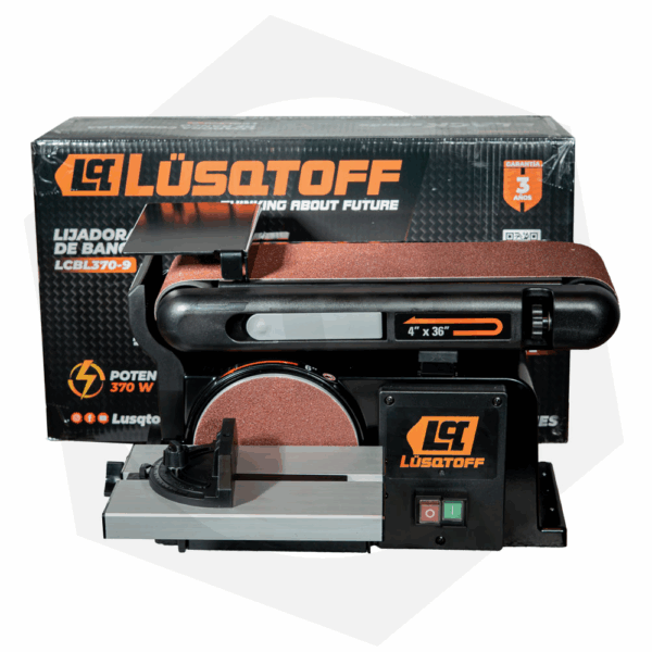 Lijadora Combinada de Banco Lusqtoff LCBDL370-9 BLACK SERIES – 370 W