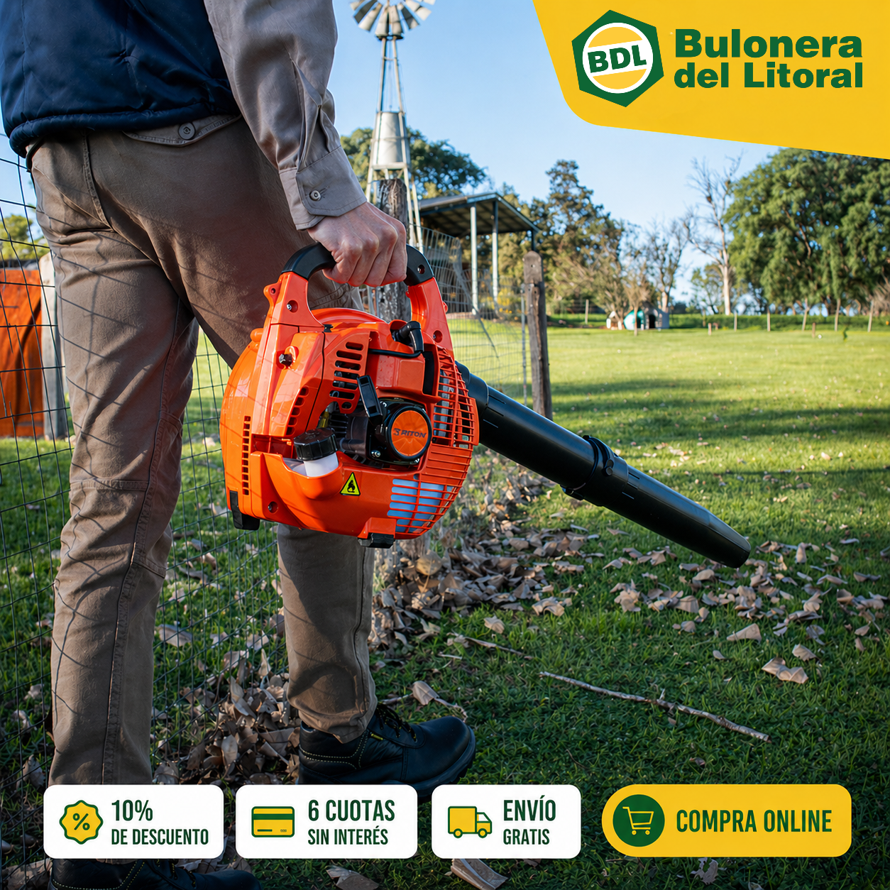 Soplador a Explosión Arrow EB260 – 25.4 cc / 2 Tiempos