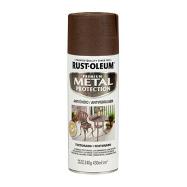 Pintura en Aerosol Metal Protection Texturado Rust-Oleum – MARRÓN MULT.