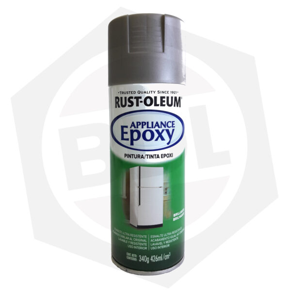 Pintura en Aerosol Epoxi Brillante Rust-Oleum – ACERO INOXIDABLE