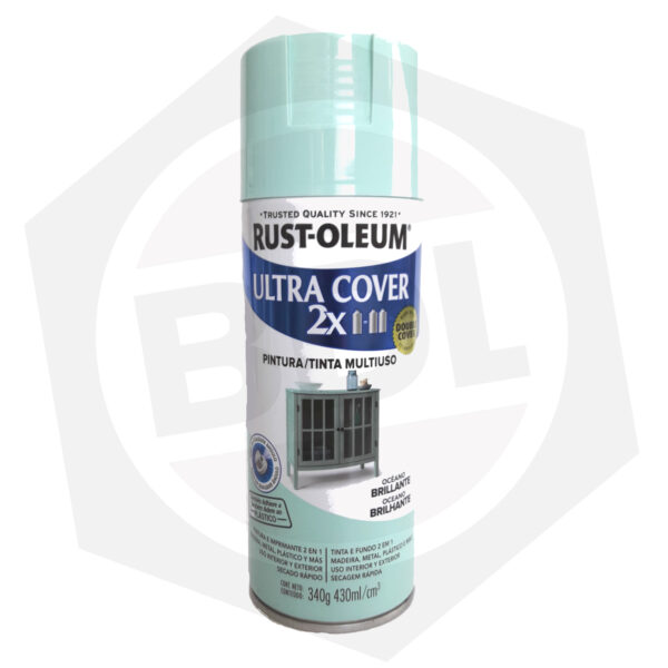 Pintura en Aerosol Brillante Ultra Cover 2X Rust-Oleum – OCEANO