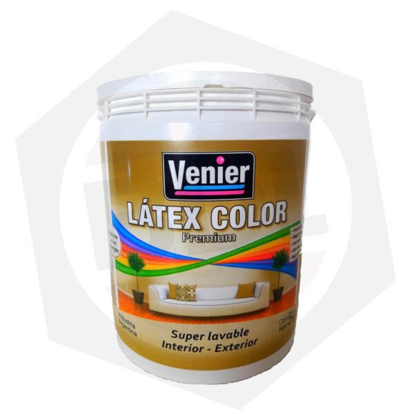 Látex Color Premiun Interior / Exterior Super Lavable Venier – GRIS SOLEMNE