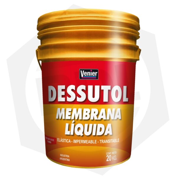 Membrana Líquida Dessutol Techos Venier – 20 Litros / Blanco