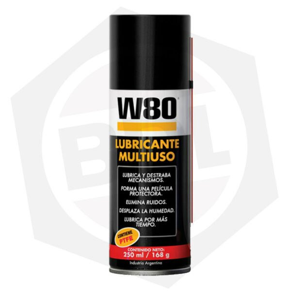 Lubricante Multiuso con Teflón W80 – 168 g / 250 ml