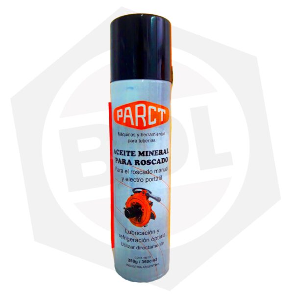 Aceite Mineral para Roscado PARCT – Aerosol / 360 cc