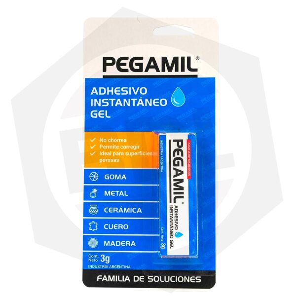 Adhesivo Instantáneo GEL PEGAMIL – 3 G