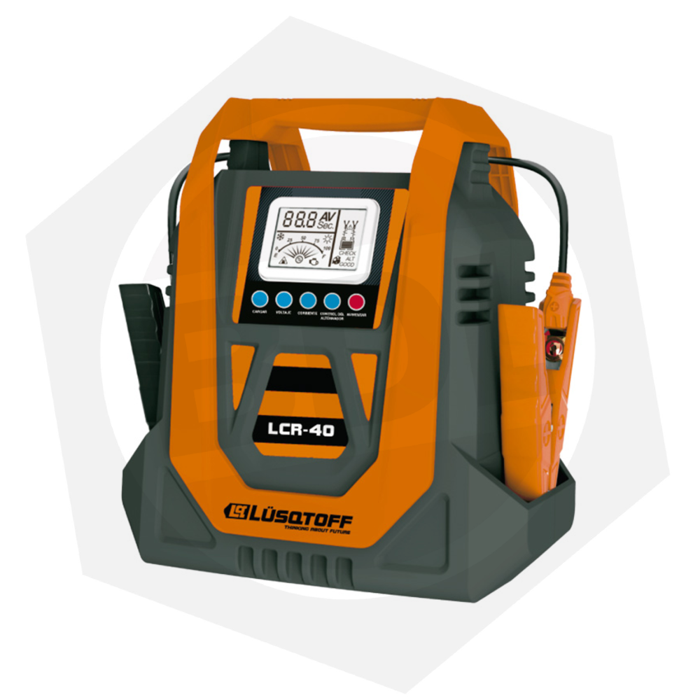 Cargador de Baterias Inteligente Lusqtoff LCR-40 – 220 V / 1/2 HP