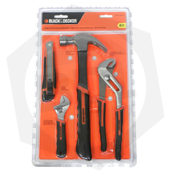 Juego de Herramientas Black & Decker HDT51-908-LA – 4 Piezas