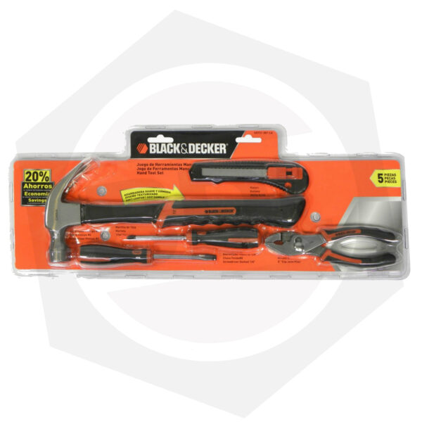 Juego de Herramientas Black & Decker HDT51-907-LA – 5 Piezas